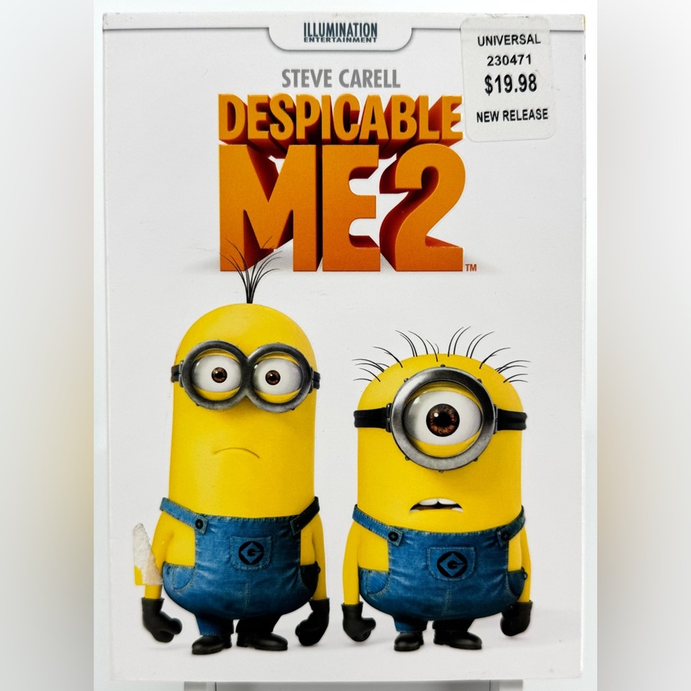 NWT. Despicable Me 2 on DVD with Slipcover.